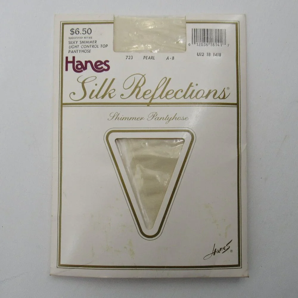 Hanes Silk Reflections Sheer Collection / Shimmer Control Top Pantyhose 4 Pair